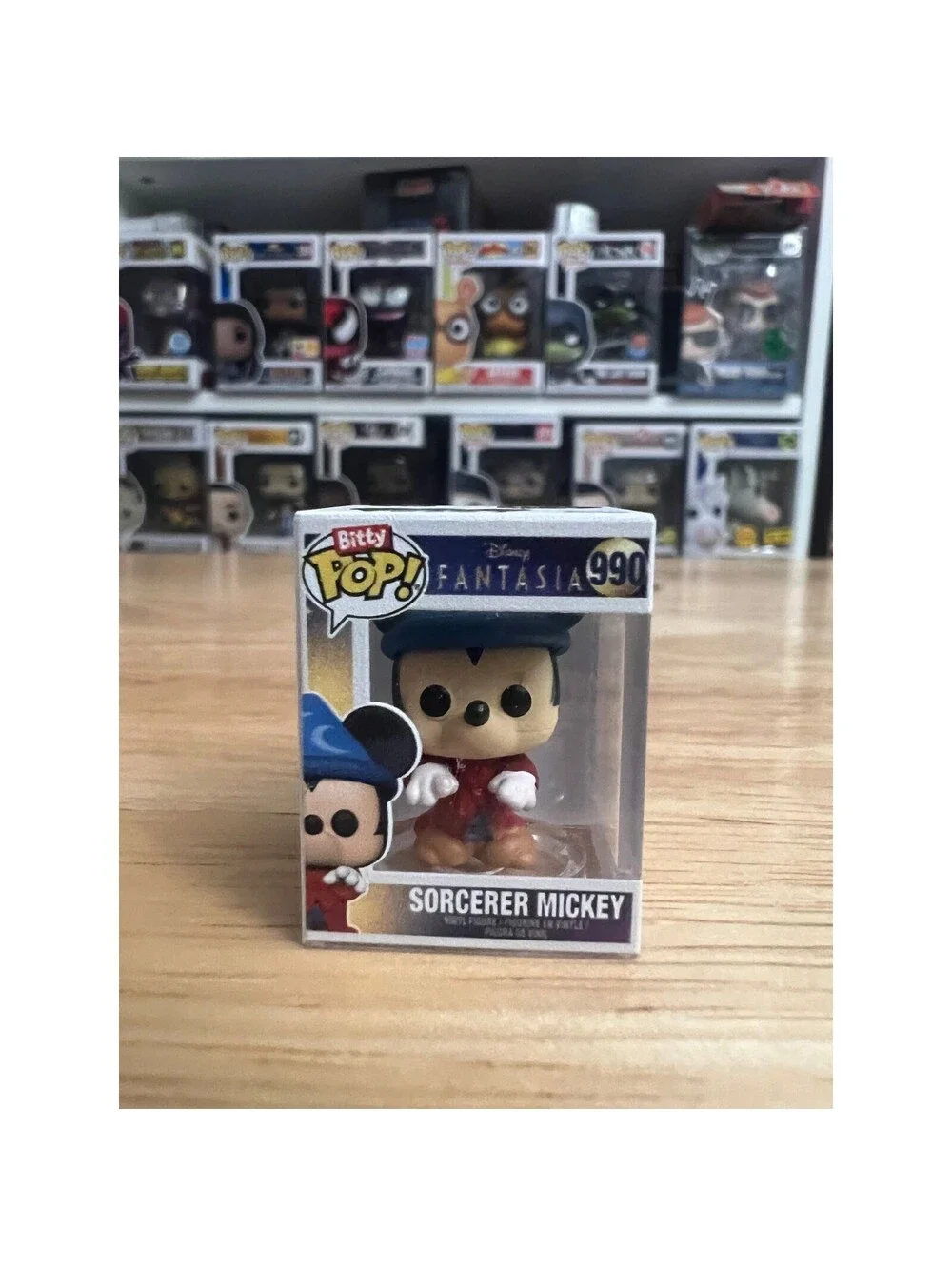 Bitty Sorcerer Mickey Mouse 1-Inch Funko Pop #990 Fantasia Walt Disney Movies